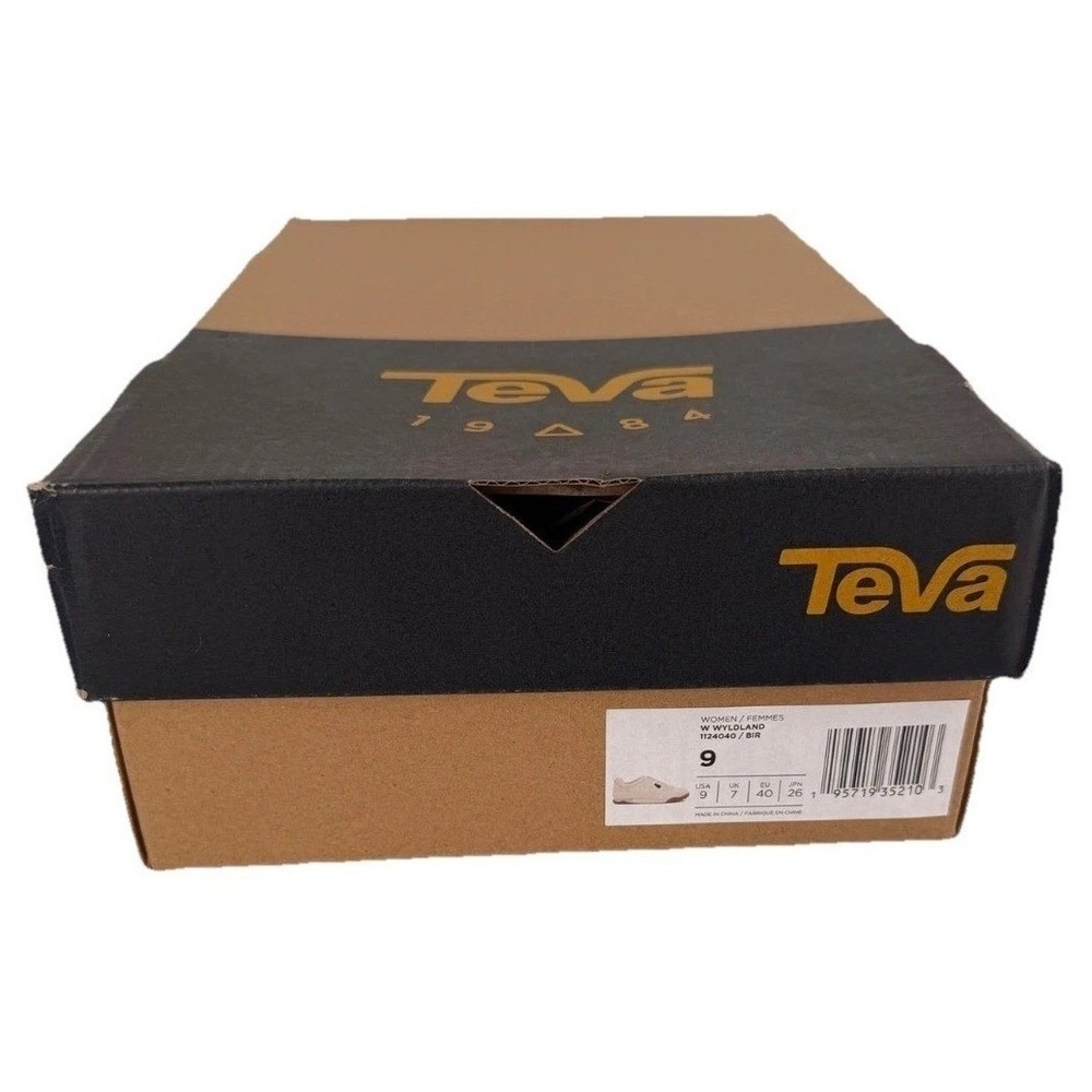 Teva Women's Size 9 Wyldland Birch Canvas Low Top Sneaker Walking Shoes White - Picture 3 of 10